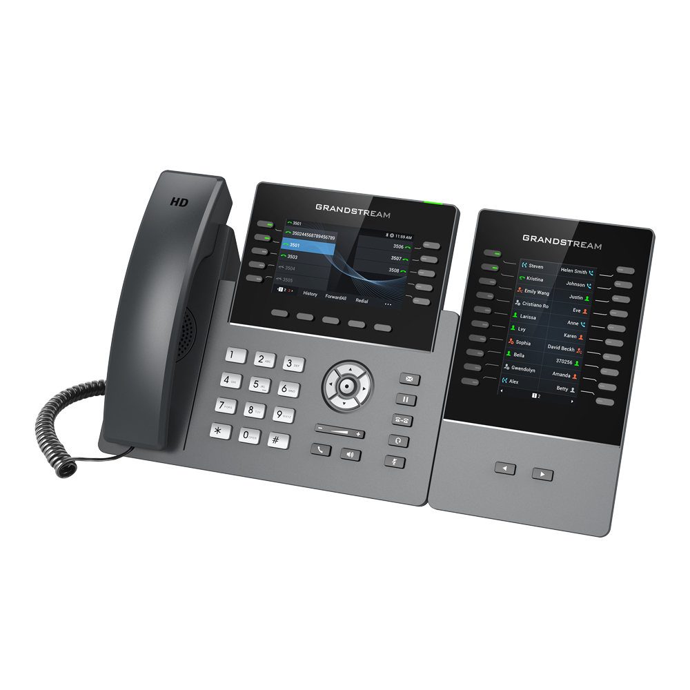 GRP2615 Grandstream telefon IP 10 linii SIP, ecran LCD 4,3 inch color ...