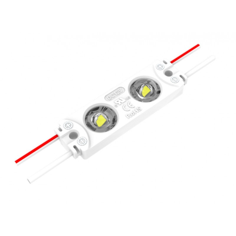 Modul lentila 2 LED SMD2835 1W MacroLight