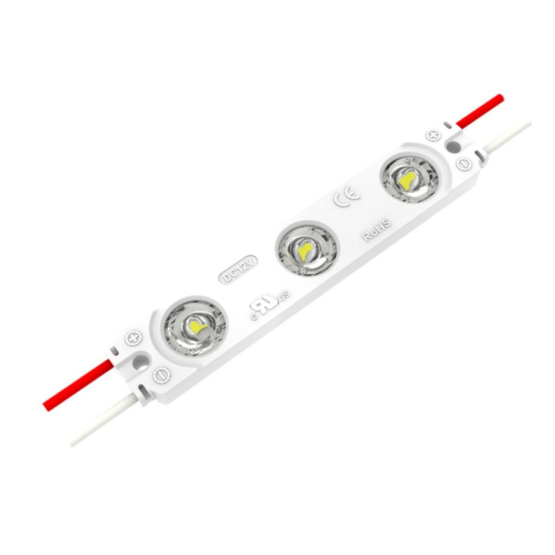 Modul lentila 3 LED SMD2835 1,5W MacroLight